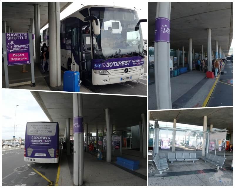 Autobus 30 minutos aeropuerto burdeos