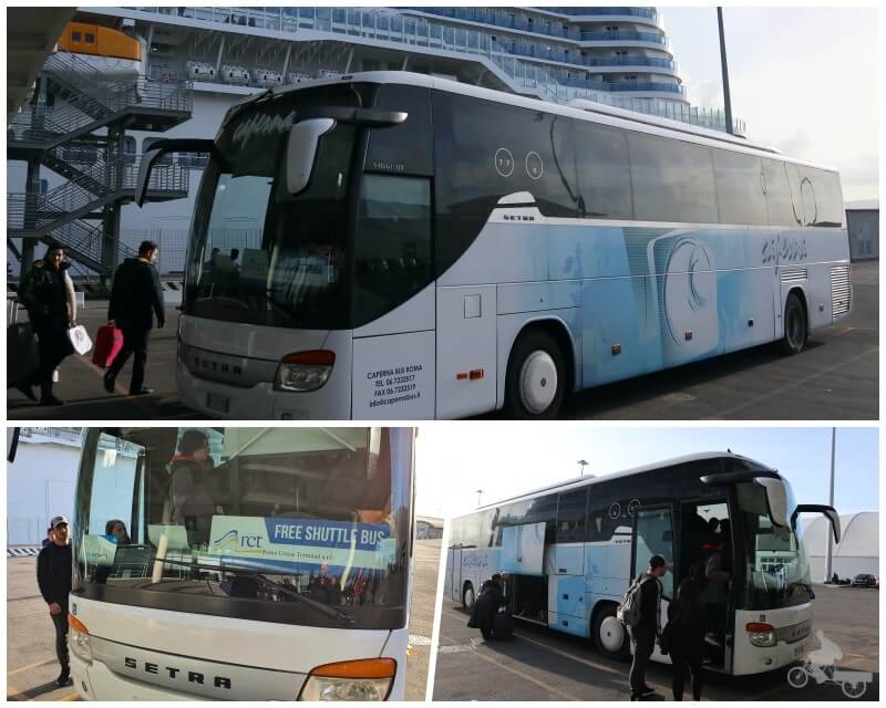 FREE SHUTTLE LANZADERA PUERTO CIVITAVECCHIA