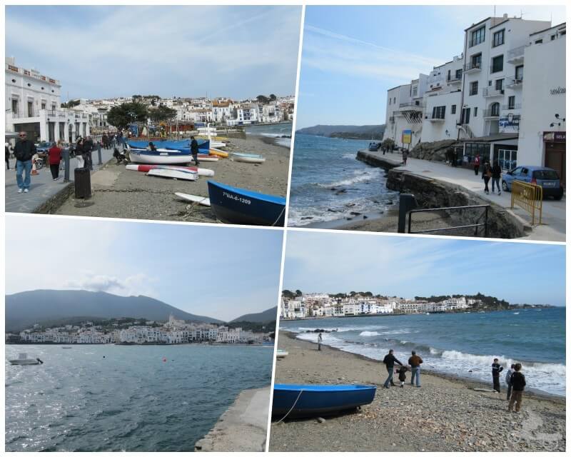 playa de Cadaqués Girona junto al cap de creus