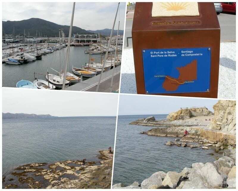port de la selva camino santiago