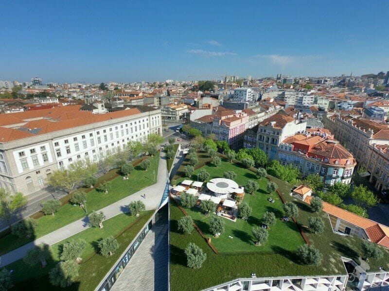 vistas desde la torre de los Clérigos de Oporto