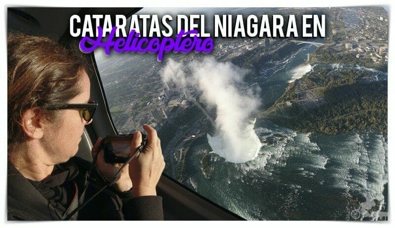 cataratas del niágara en helicóptero
