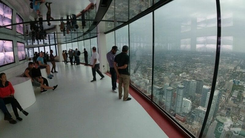 vistas desde la torre de Toronto CN Tower