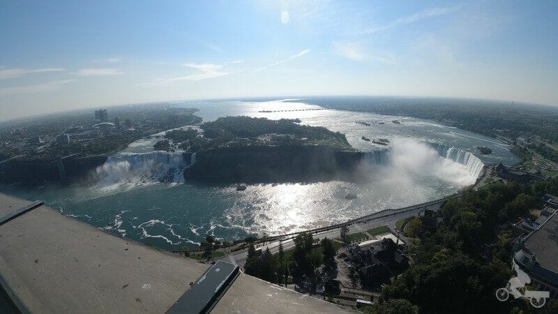 vistas cataratas niagara desde torre skylon