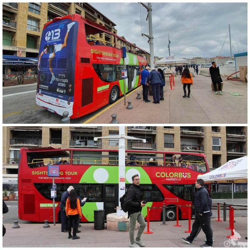 bus turistico que ver y hacer en Marsella en una escala de crucero