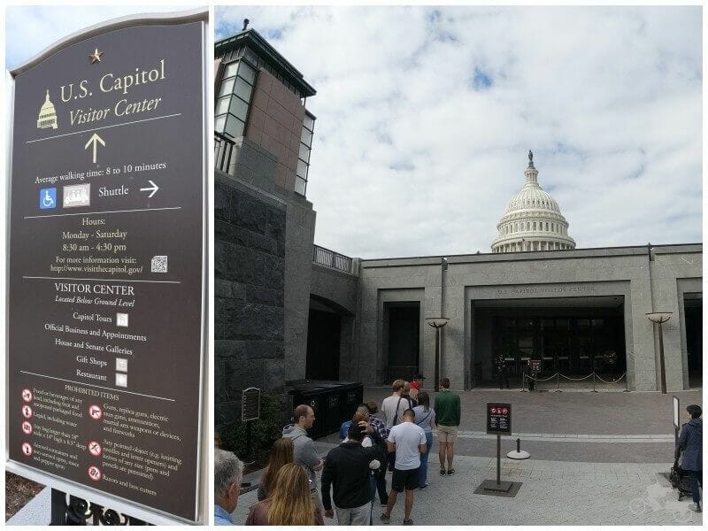 acceso al capitolio tour