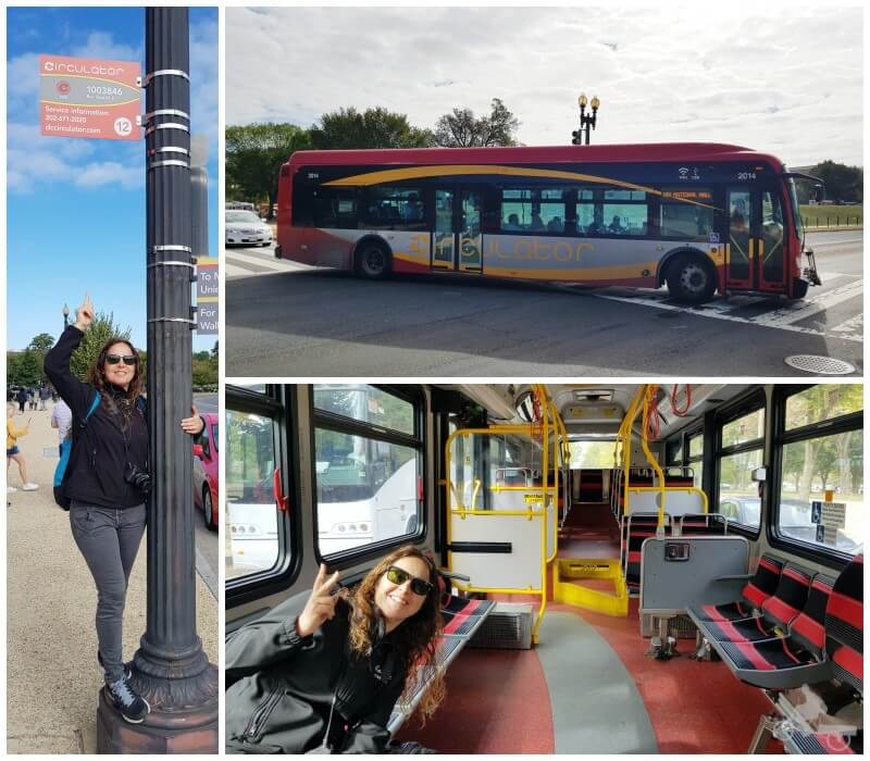 dc circulator bus para ver Washington en un día