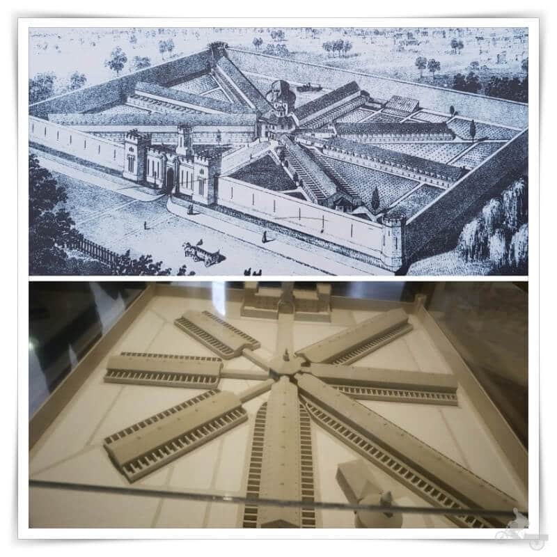 maquetas de la prisión de Filadelfia