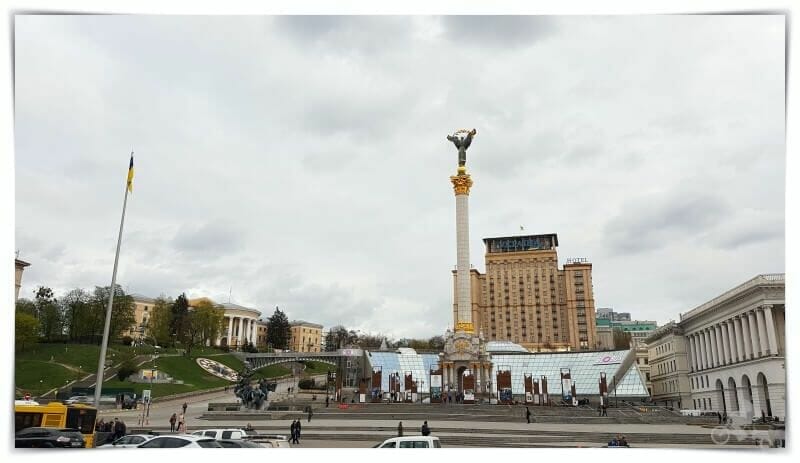 plaza de la Independencia - qué visitar en kiev