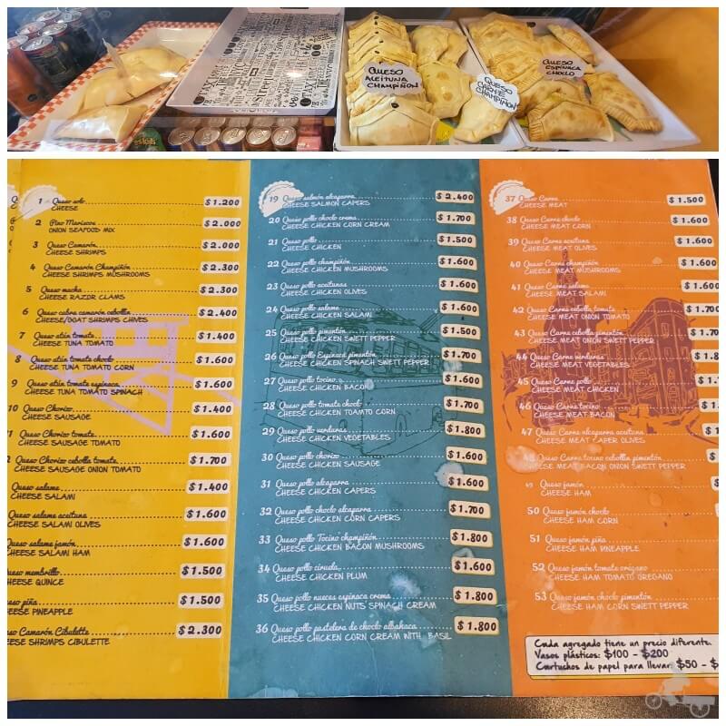 empanadas donde comer en Valparaíso