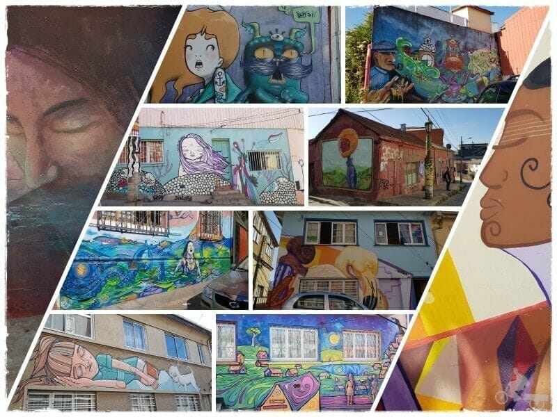 murales del Museo del Cielo abierto en el Cerro Bellavista