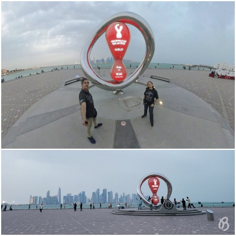 Flagpoles of the World Cup Competitors