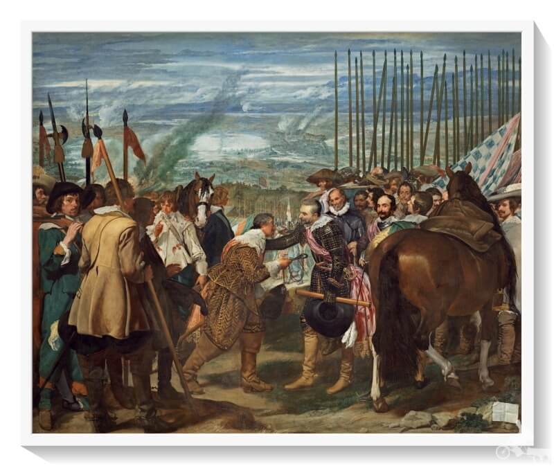 Rendición de Breda o las Lanzas - mejores obras del museo del Prado