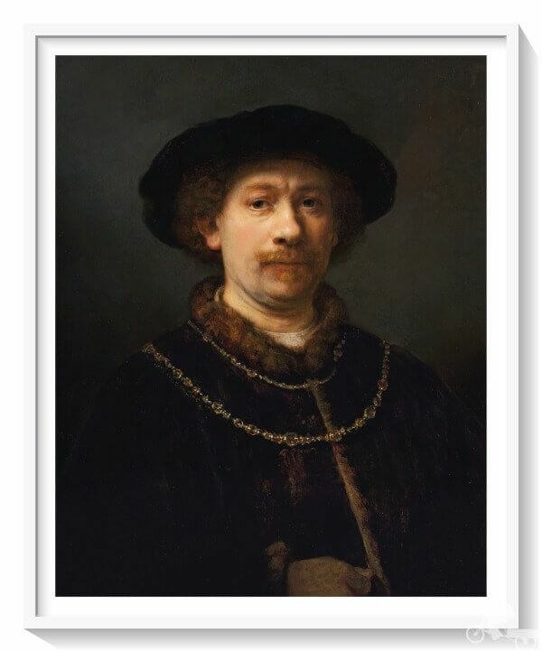 autorretrato gorra dos cadenas - museo Thyssen Bornemisza