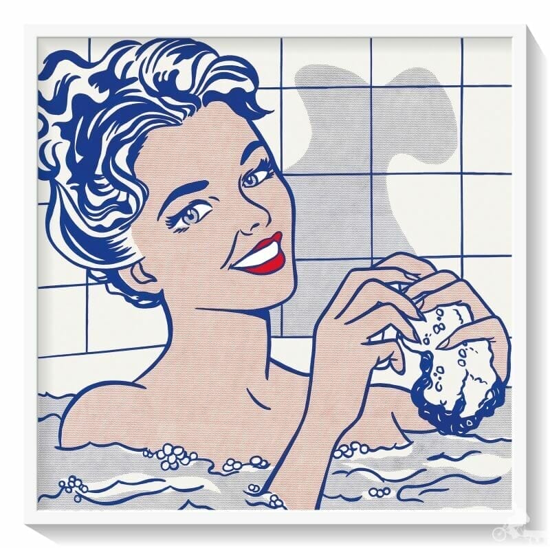mujer en el baño de Roy Lichtenstein - museo Thyssen Bornemisza