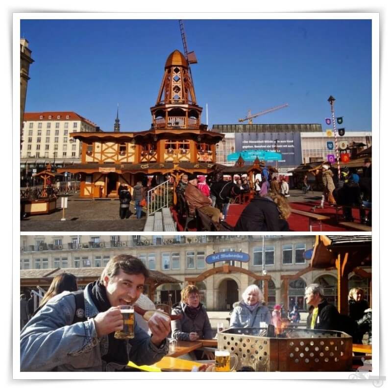 plaza Altmarkt en Navidad