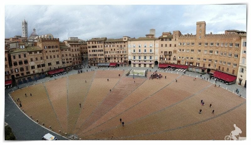 piazza del campo de Siena del Palio