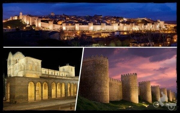 Ávila de noche