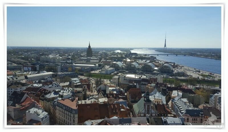 iglesia de San Pedro de Riga vistas desde la torre