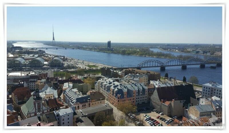 iglesia de San Pedro de Riga vistas desde la torre