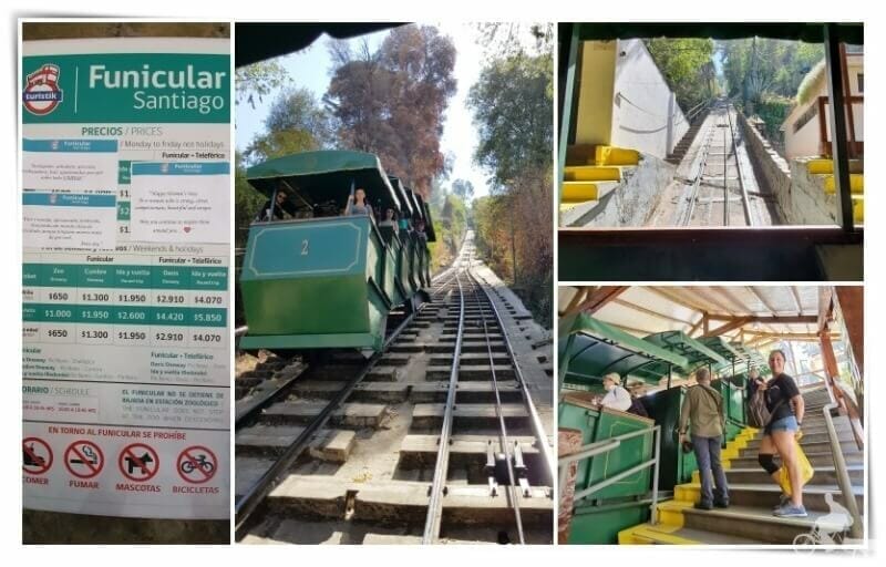 funicular cerro de San Cristobal 