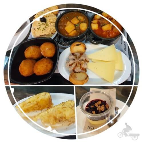 comida y tapas del bar el trébol Toledo