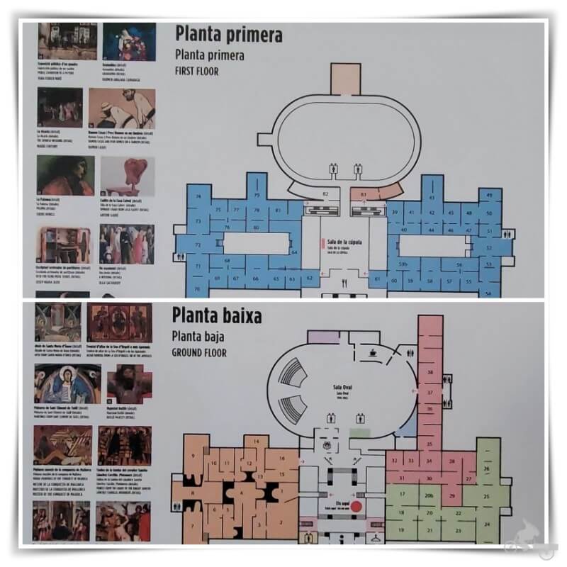 plano Mejores obras del MNAC 