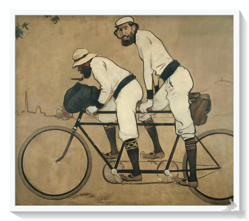 Ramón Casas y Pere Romeu en tándem