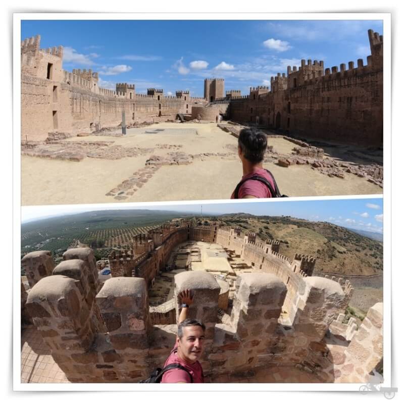 castillo burgalimar en los baños de la encina