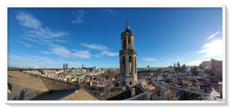 Vistas desde la terraza de la Catedral de Mar