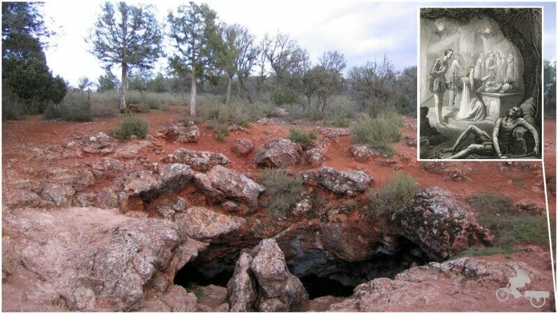 cueva de montesinos en Ruidera - ruta del Quijote