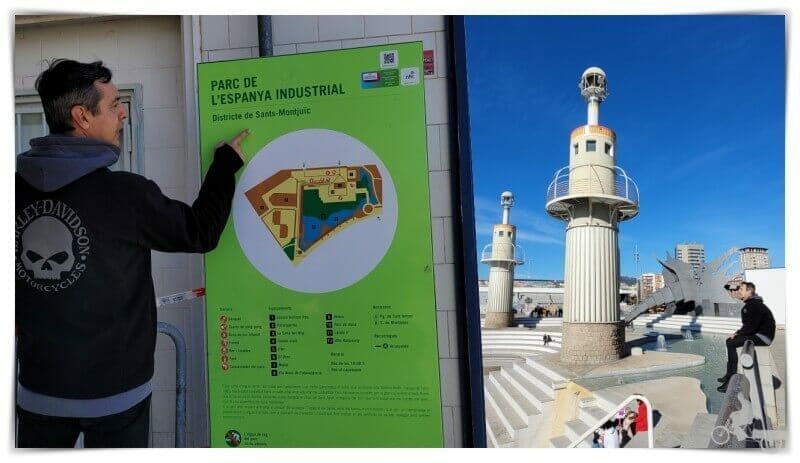 qué ver en el parque de la Espanya Industrial