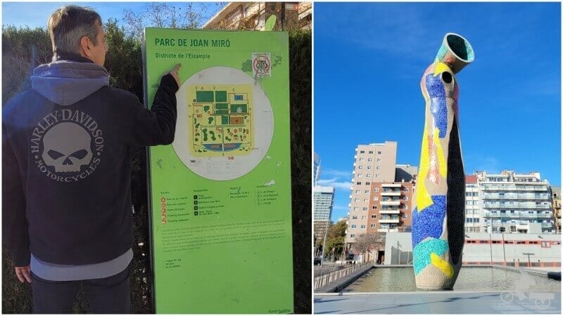 qué ver en el parque de Joan Miró