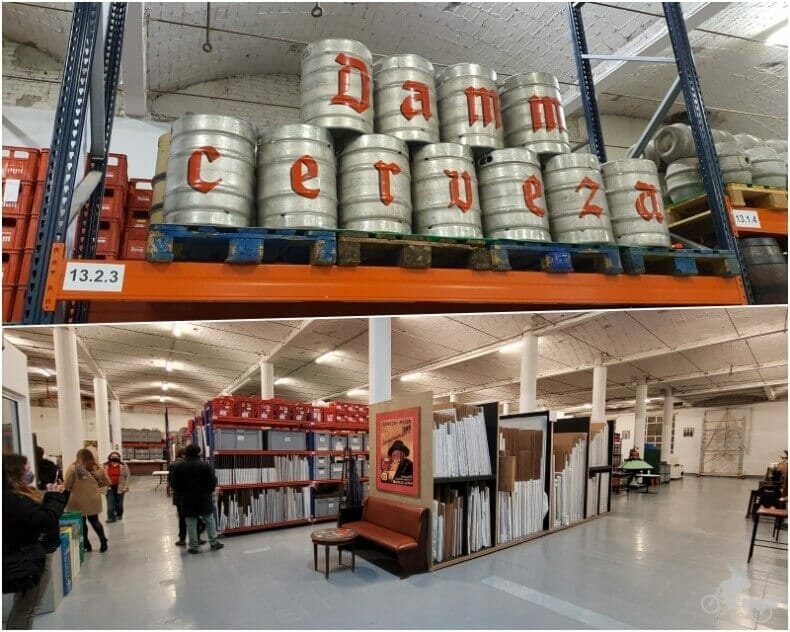 sala archivo histórico antigua fábrica cerveza estrella DAMM