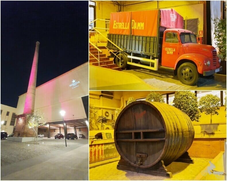 chimenea de la fabrica antigua estrella damm