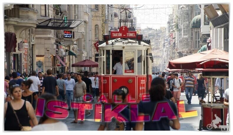 plaza taksim calle istiklal