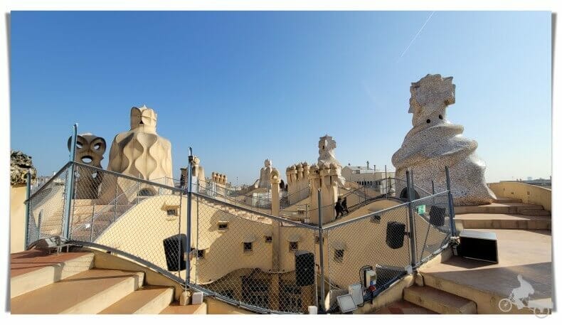 barcelona azotea terraza casa Milà la Pedrera