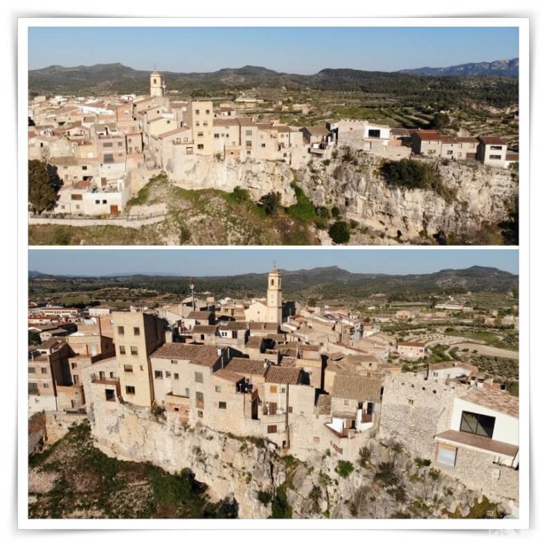 casas colgadas de Pinell de Brai