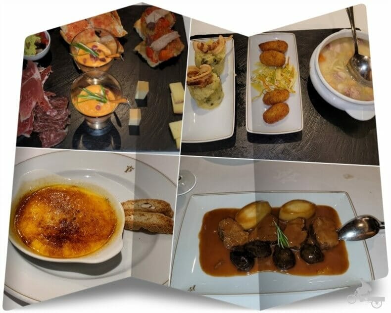 menu del parador de la Seu d´Urgell