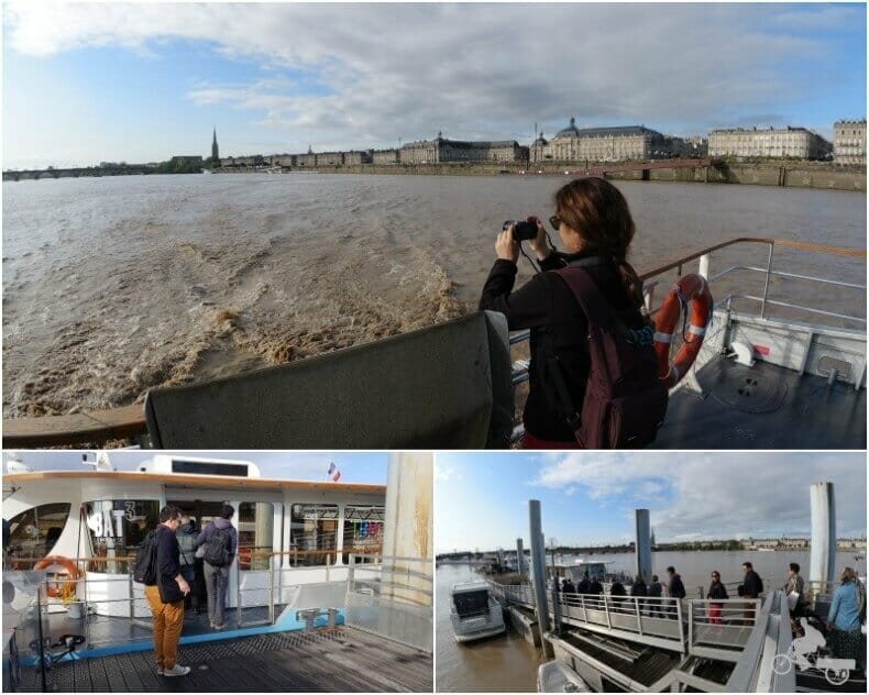 navegar el río Garona en Burdeos