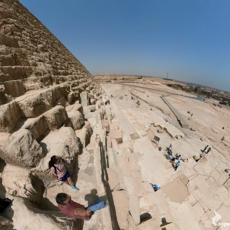 entrada a la piramide de Keops