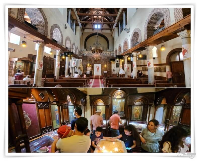 iglesia de Santa Bárbara barrio copto
