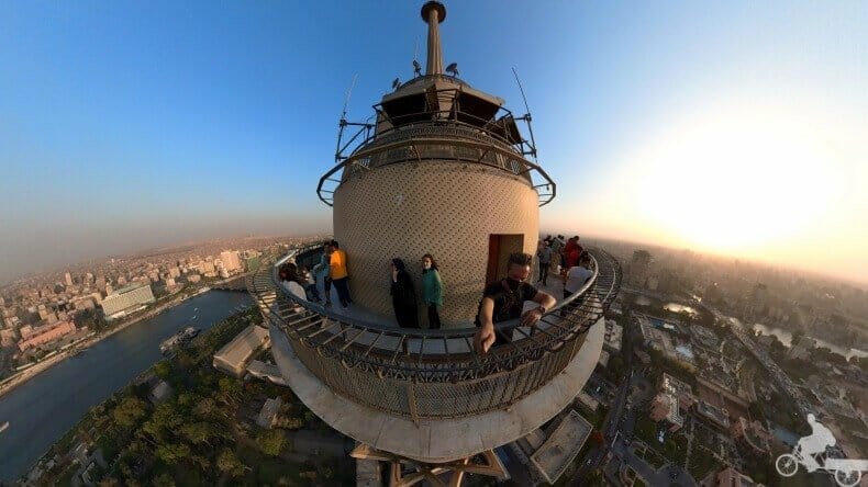 En lo alto de la Torre de El Cairo