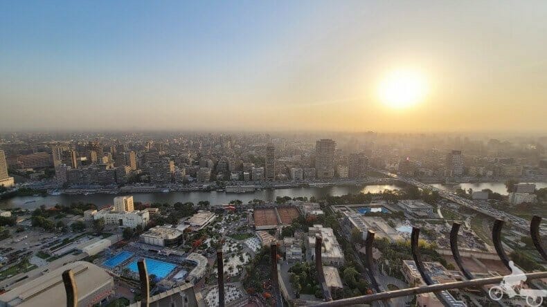 vistas desde la Torre de El Cairo