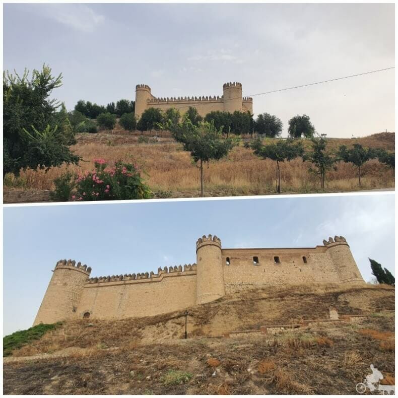 Castillo de Maqueda visto desde la carretera