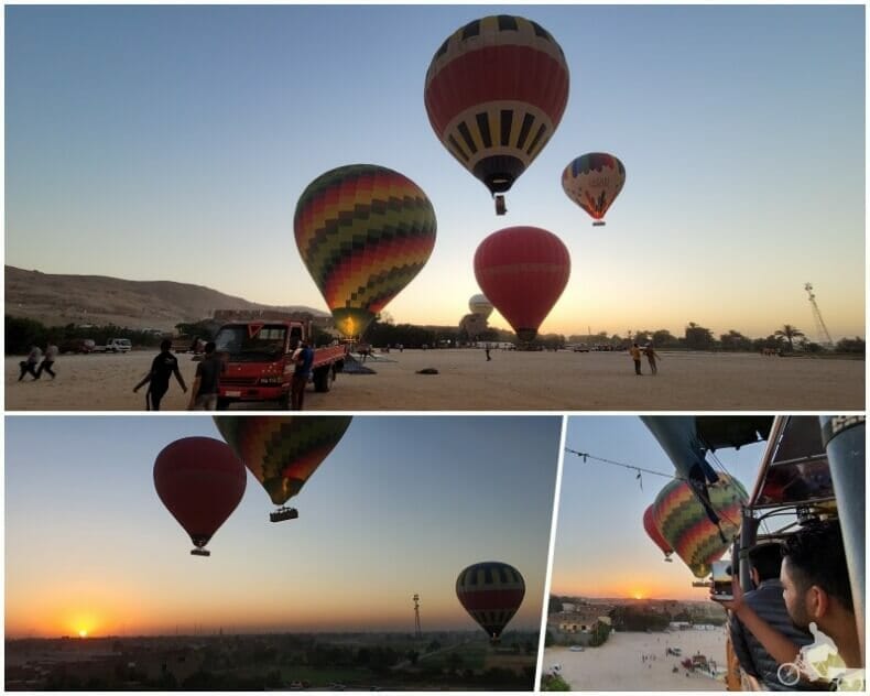 globos en Egipto