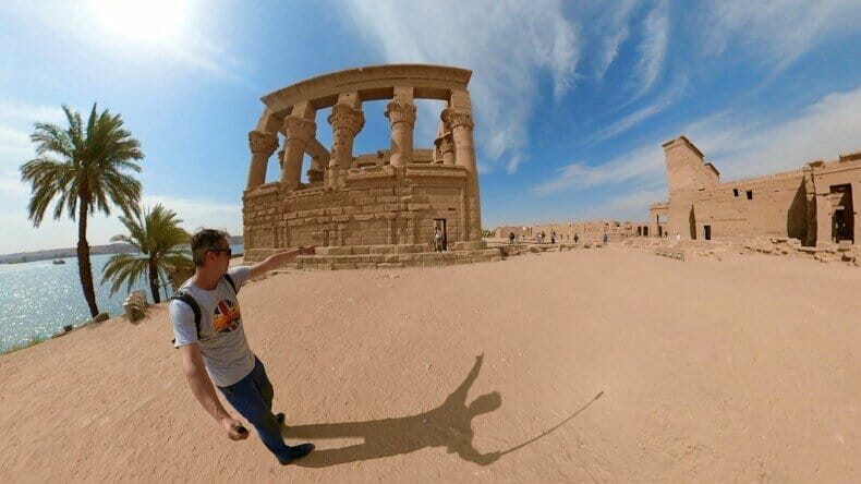 el quiosco de Trajano en el templo de Philae