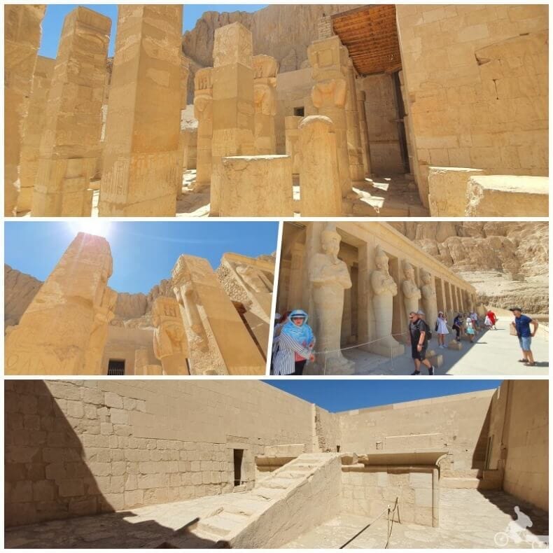 templo de Hatshepsut salas