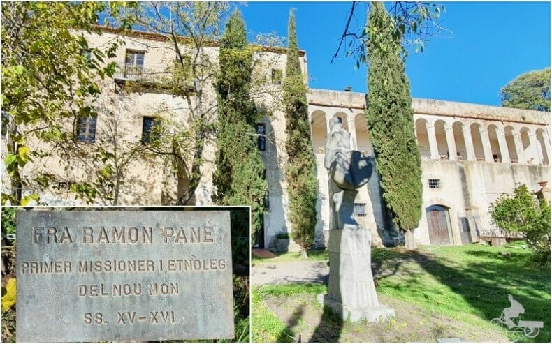 escultura monje Ramon Pane