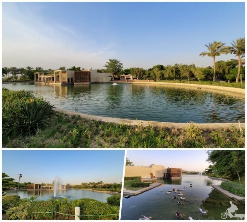 lago parque al azhar
